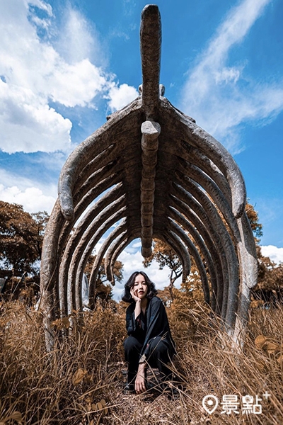 台南「仁德公園」迷你恐龍世界。(圖／wusheng_photo，下同)