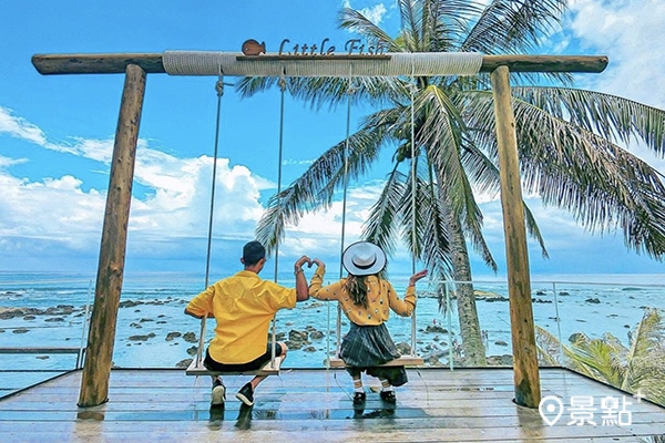 台東小魚兒的家有如在峇里島的浪漫造景。(圖／suimin_n，以下同)