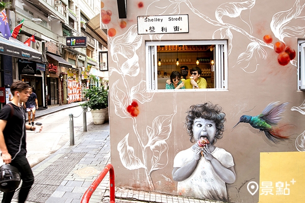在香港隨處都能在轉角遇見藝術（圖片由香港旅遊發局提供，以下同）