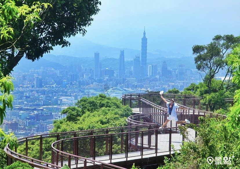 台北101大景美拍地+1！超美露營場森林步道平台搶預約