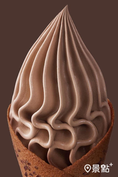 全新「爆濃巧克力牛奶口味」，濃格酥與冰淇淋都是香濃巧克力味。（圖／Cremia）