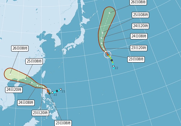 馬鞍颱風今晚起影響台灣！16縣市高溫燈號注意防曬