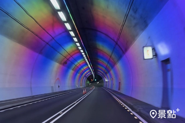 雪山隧道首次推出全新光雕隧道。(圖 / 高公局，以下同)