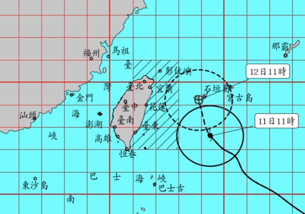 中颱梅花海上警報發布！5縣市大雨特報不排除陸警可能