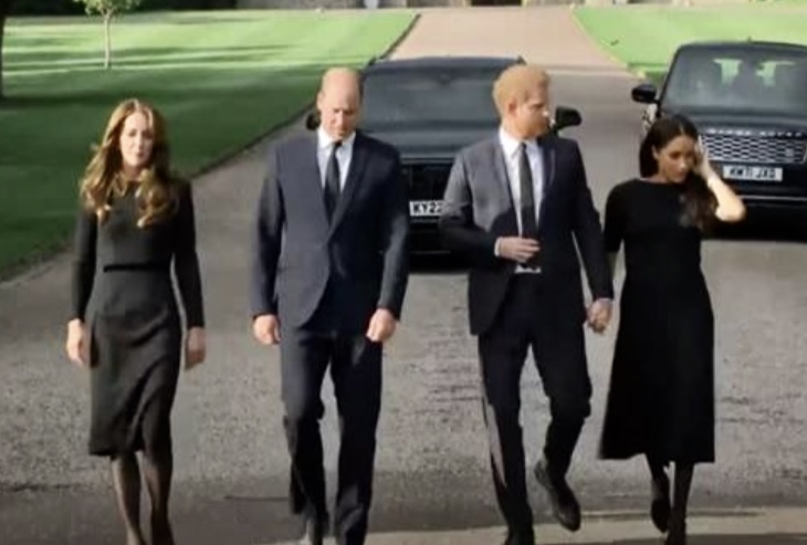 英國女王葬禮時間公布！威廉哈利王子兩對夫妻同框受矚目
