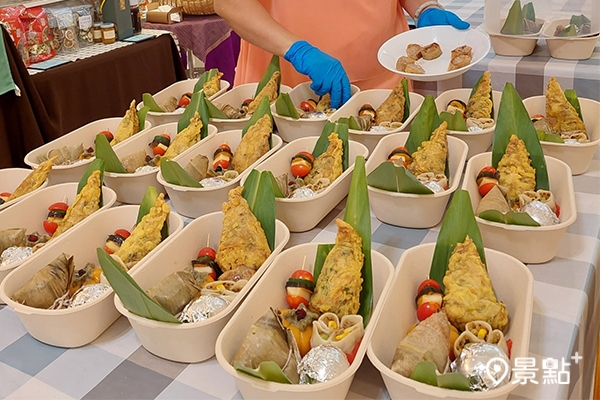 由注腳雙溪創生的淡蘭飯包。（圖／東北角暨宜蘭海岸管理處）