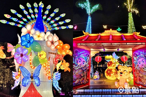 台南花燈菁華展於10月7日晚上7點半點燈。（圖 / 台南市議會，以下同）