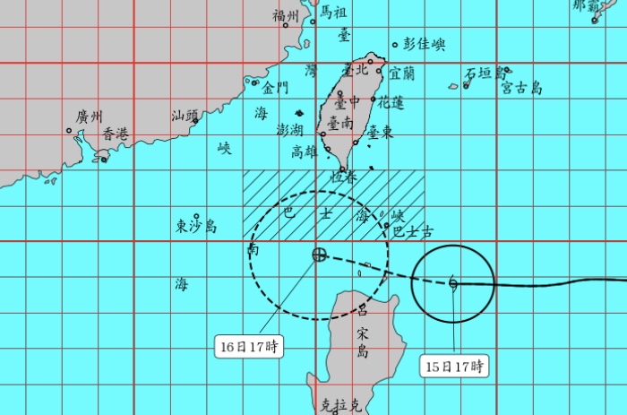 尼莎颱風海上警報發布！雨炸三天豪雨特報一週天氣