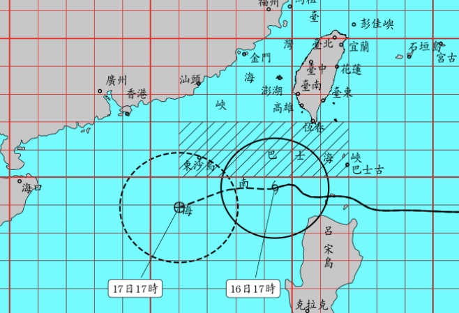 尼莎颱風增強雨下到哪天 週一停班停課？氣象局回應