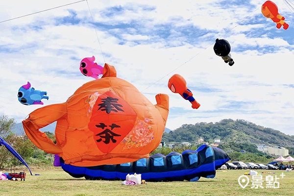 2021苗栗風箏文化暨客家美食節，每年都會設計客家文化專屬的主題風箏。（圖／苗栗風箏文化暨客家美食節）