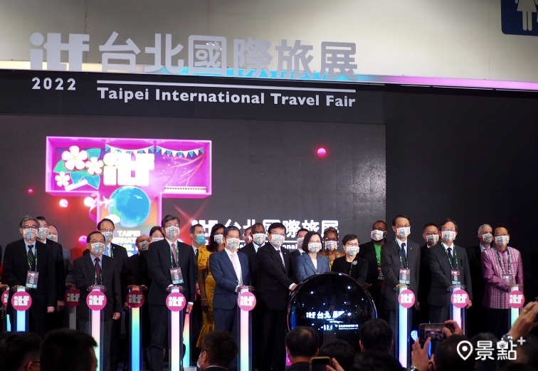 台北國際旅展疫後首場旅展，國內外旅遊相關單位大回歸。（圖 / 景點+ 張盈盈，以下同）