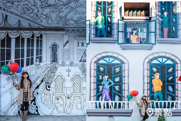 秒飛歐洲2D宮殿彩繪長廊！美拍華麗風插畫大牆
