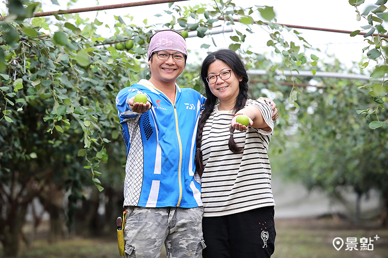 陳坤池與鄭芳欣夫妻倆期望透過推廣食農教育，讓孩子們參與產地的過程。