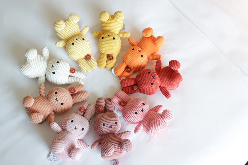 Bon Ton Toys × miffy 共有九種顏色。