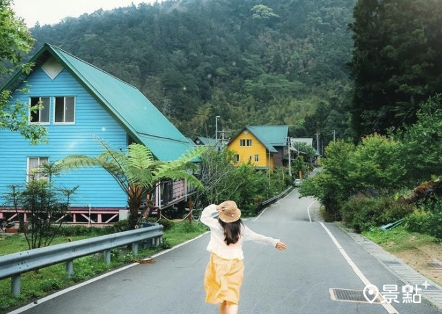 得恩亞納社區彩色小屋是台版小瑞士，也是多彩版的台版合掌村。(圖／hsingfang20，以下同)