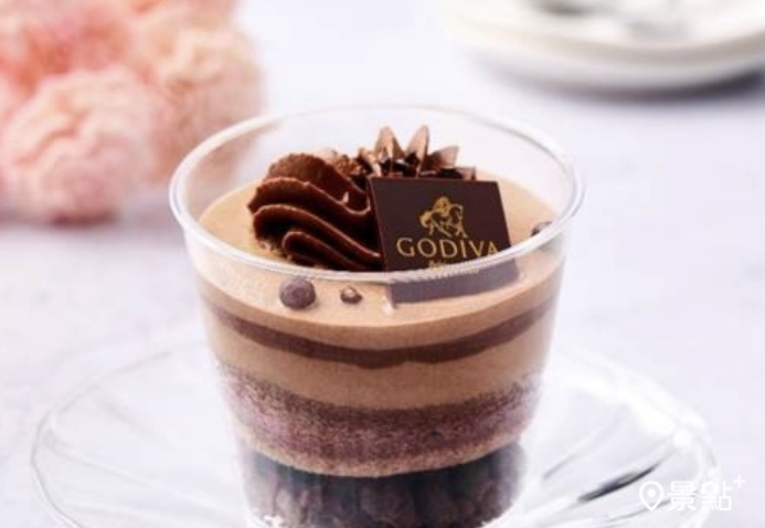 GODIVA醇黑巧克力慕斯蛋糕 NT$109。（圖 / GODIVA，以下同）