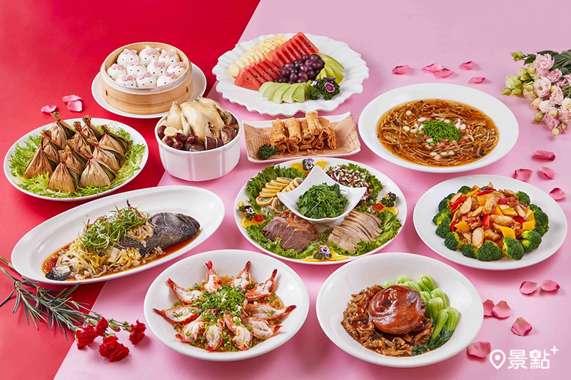 高雄福容大飯店母親節中式桌菜，六人8888元、十人10888元。