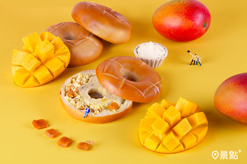 加碼全新《芒果香草乳酪貝果》用芒果豐富整個夏天！