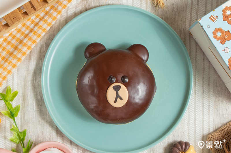 熊大款甜甜圈。