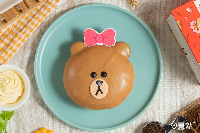 熊美款甜甜圈。