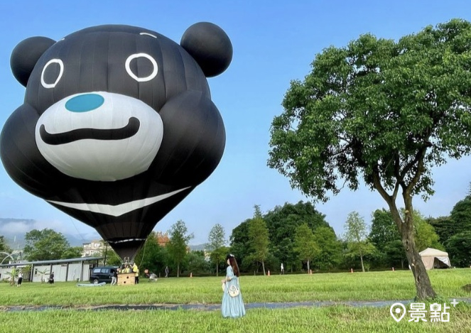 熊讚熱氣球參加三奇美徑熱氣球嘉年華，2023下半年持續亮相拼觀光！（圖 / enjoylife33333，以下同）