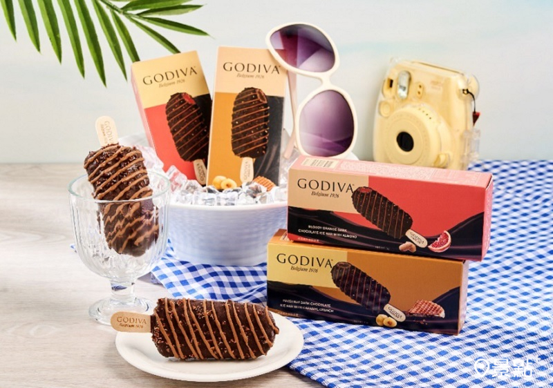 GODIVA強勢回歸7-ELEVEN冰品陣容，推出2款雪糕。(圖／GODIVA，以下同)