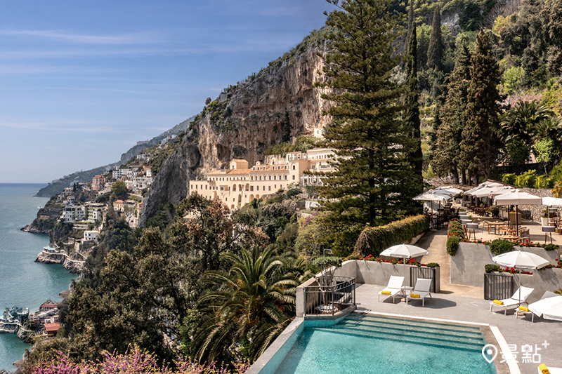 安納塔拉阿瑪菲修道院大酒店為安納塔拉在歐洲的第8間酒店，酒店位於海岸懸崖邊，坐擁地中海美景。（圖／安納塔拉酒店，以下同）