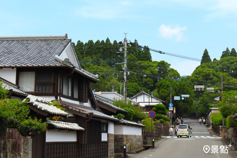 飫肥城下町擁有氛圍十足的街道。（圖／景點+ 陳書虹）