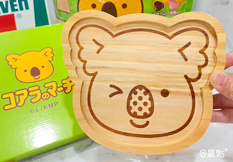 樂天小熊餅造型木盤組。