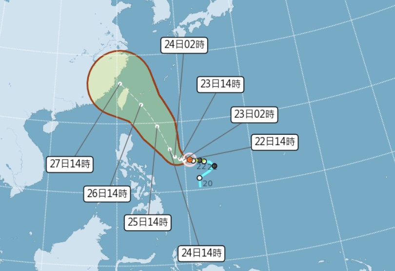 颱風杜蘇芮恐轉中颱直撲台！可能發布海上警報時間曝