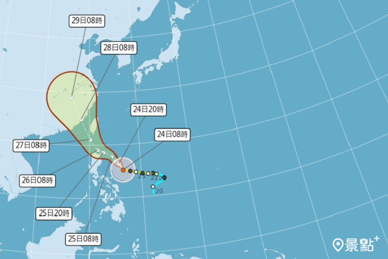 杜蘇芮已轉中颱！路徑還在變化2地區最有可能放颱風假