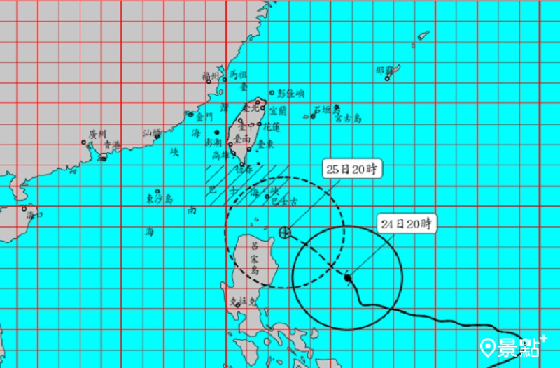 中颱杜蘇芮颱風海上警報發布！5縣市可能放颱風假 龜山島封島