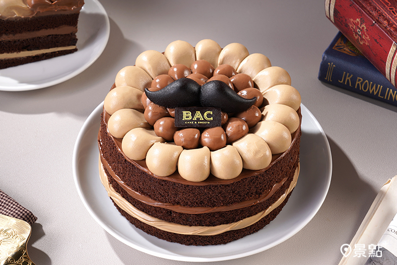 BAC推出父親節限定「茶韻紳士」鐵觀音濃韻蛋糕，以台灣鐵觀音茶的沉穩氣質展現屬於爸爸的成熟魅力！（圖／BAC）