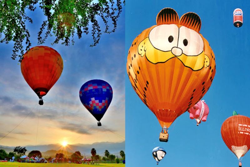 石岡熱氣球嘉年華於9月1日展開。（圖／台中市政府、石岡區公所）
