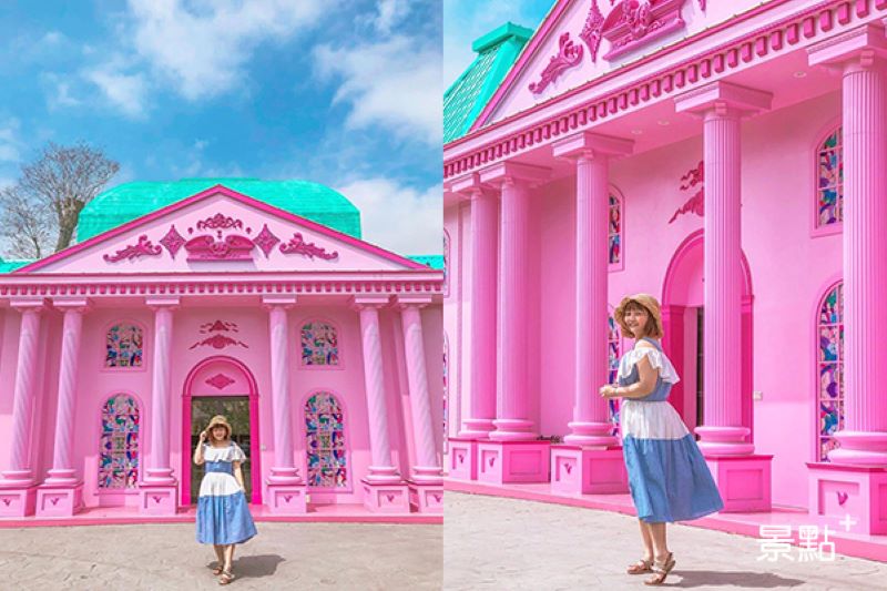 琉璃仙境內Barbie Pink House。（圖／moon_haha）