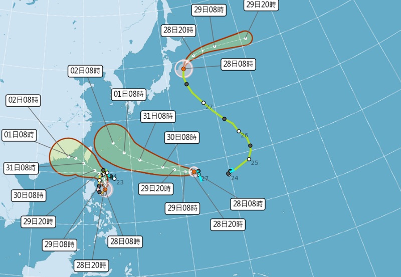 第11號颱風海葵生成！藤原效應需觀察有機會放颱風假區域曝
