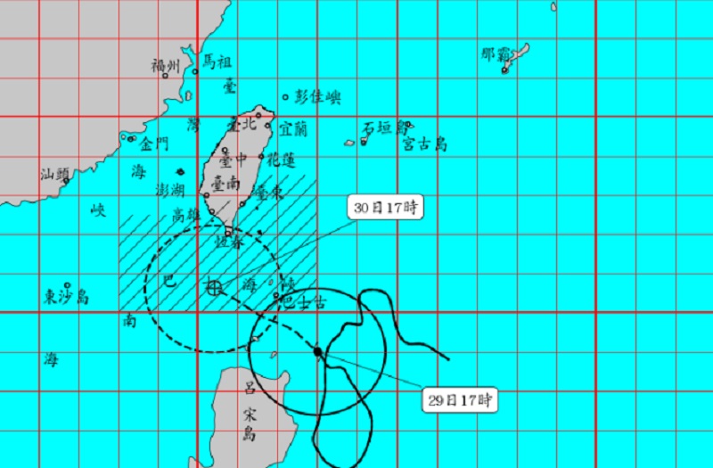 蘇拉颱風陸上警報發布！高雄一區域明放颱風假 台東最晚22時宣布