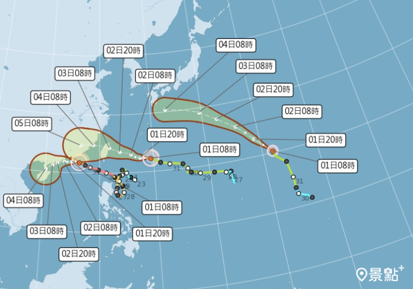 海葵颱風轉中颱路線南修！北北基桃22時前宣布是否放颱風假