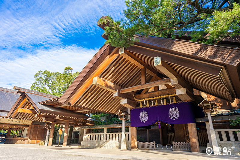 被譽為三大神社之一的熱田神宮。