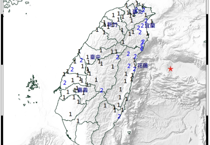 芮氏規模5.3地震！留意規模4到4.5餘震發生可能