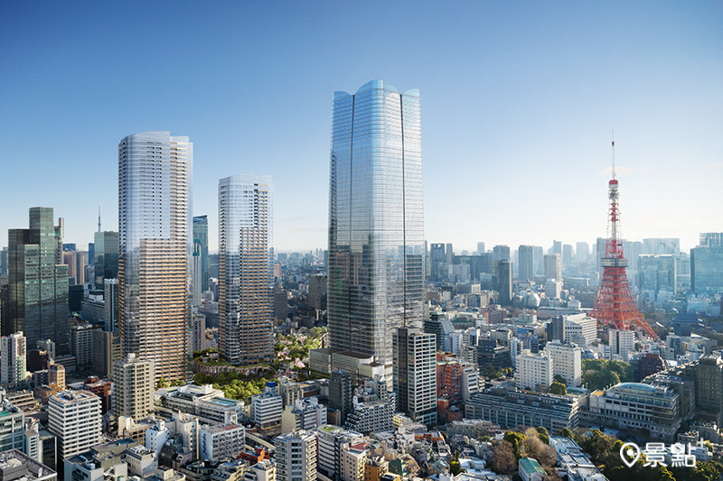 日本東京最高摩天大廈「麻布台之丘」11月24日正式開幕！teamLab新據點、安縵酒店姐妹品牌「Janu」正式插旗進駐！（圖／森大廈，以下同）