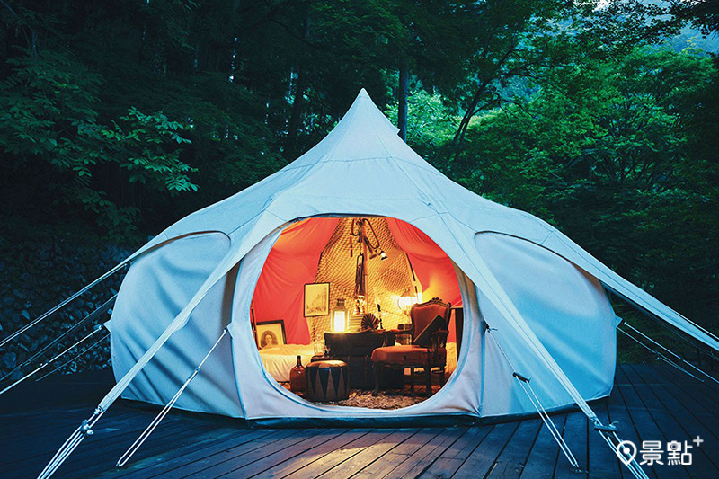 在多摩地區享受一趟奢華露營，感受沉浸大自然與露營之樂。