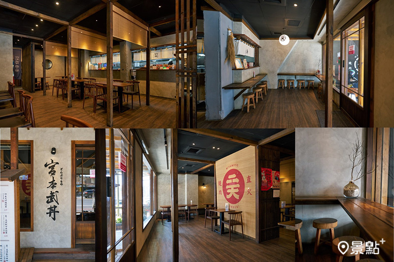 宮本武丼旗艦店型提供寬敞空間，全台目前有6間旗艦店型門市。