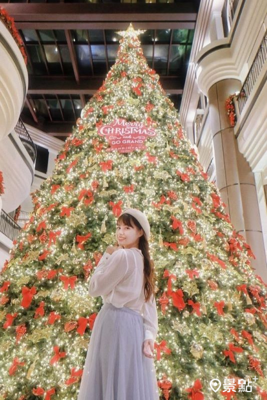 君悅飯店聖誕樹。（圖／qqsweet1982）