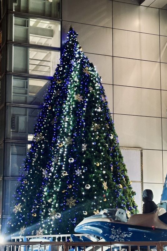 新光三越台北天母店冰雪奇幻耶誕樹。（圖／新光三越百貨）