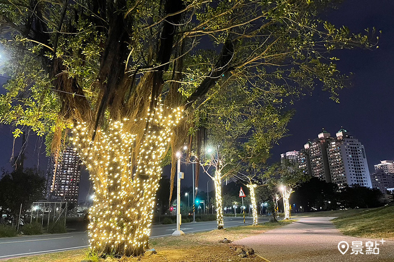 大涼生態公園燈飾。