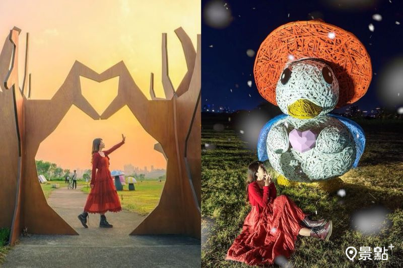 2023鴨鴨公園地景藝術展主題為「魔法世界 穿梭夢境」。（圖／molly888666）