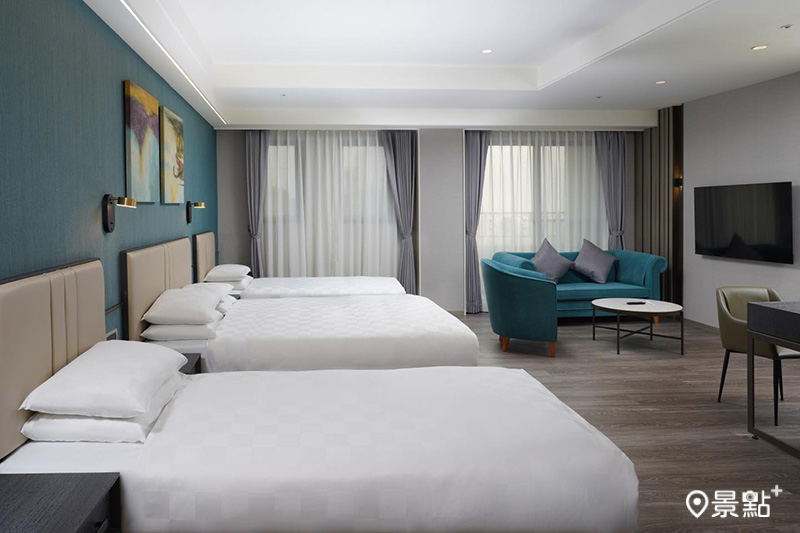 義大天悅飯店於12月30日至2024年1月2日跨年期間，使用Klook預訂連續兩晚享最新房型86折優惠。