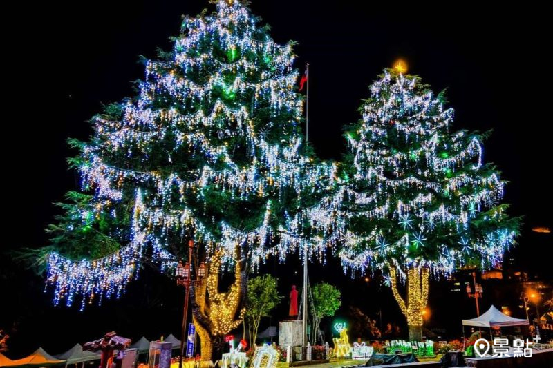2023山谷燈光節全台最高聖誕樹。（圖／交通部觀光局）