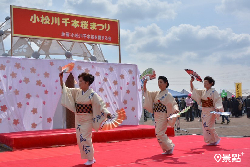 「小松川千本櫻祭」活動。（圖／江戶川區）